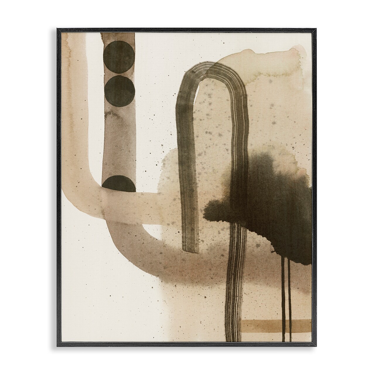 Stupell Industries Curved Neutral Arches Framed Giclee Wall Art Design by Grace Popp